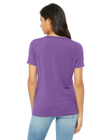 Ladies' Relaxed Triblend V-Neck T-Shirt