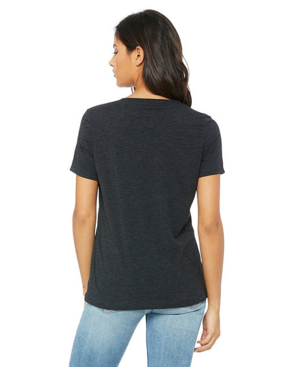 Ladies' Relaxed Triblend V-Neck T-Shirt
