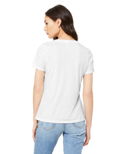 Ladies' Relaxed Triblend V-Neck T-Shirt