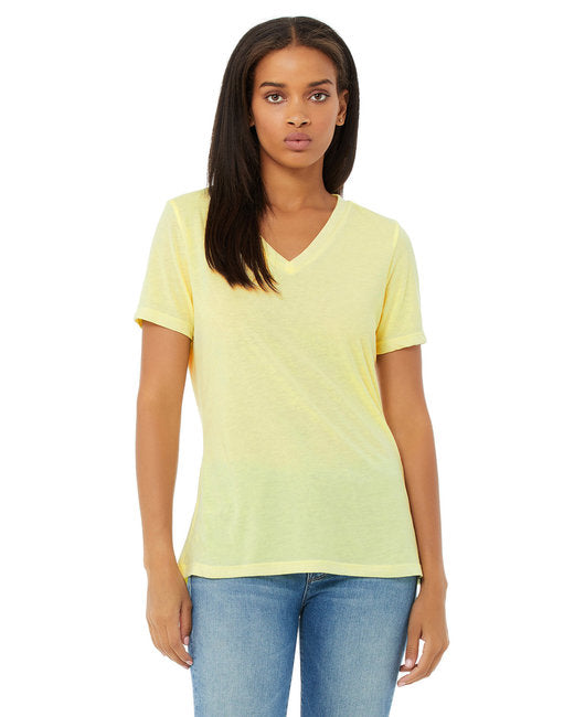 Ladies' Relaxed Triblend V-Neck T-Shirt