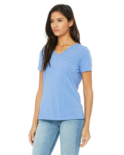 Ladies' Relaxed Triblend V-Neck T-Shirt
