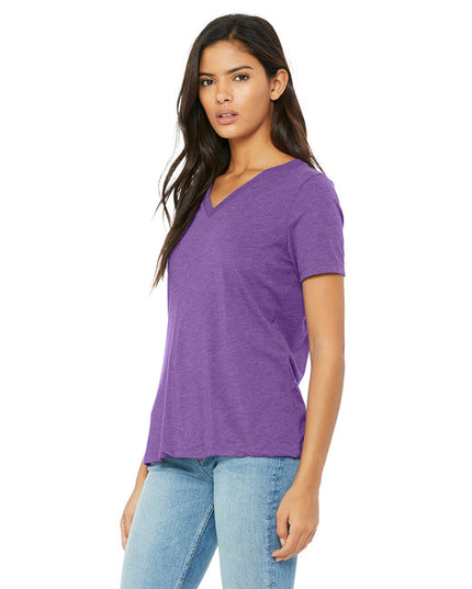 Ladies' Relaxed Triblend V-Neck T-Shirt