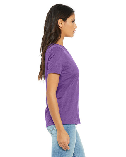 Ladies' Relaxed Triblend V-Neck T-Shirt