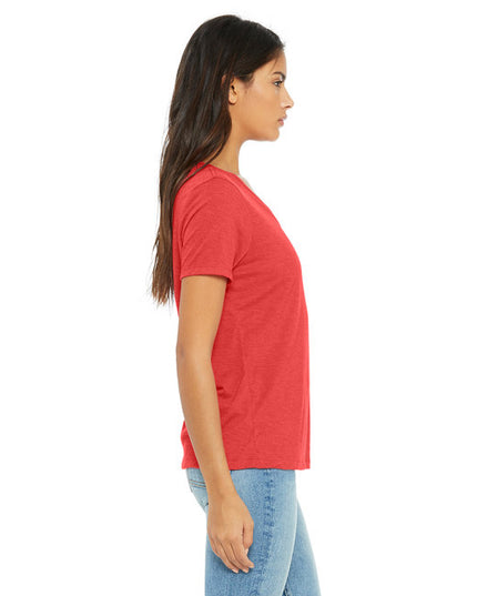 Ladies' Relaxed Triblend V-Neck T-Shirt