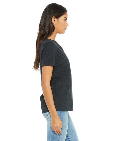 Ladies' Relaxed Triblend V-Neck T-Shirt