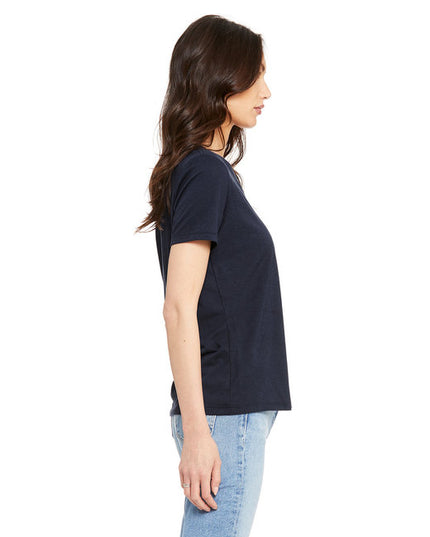 Ladies' Relaxed Triblend V-Neck T-Shirt