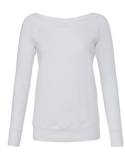 Ladies' Sponge Fleece Wide Neck Sweatshirt