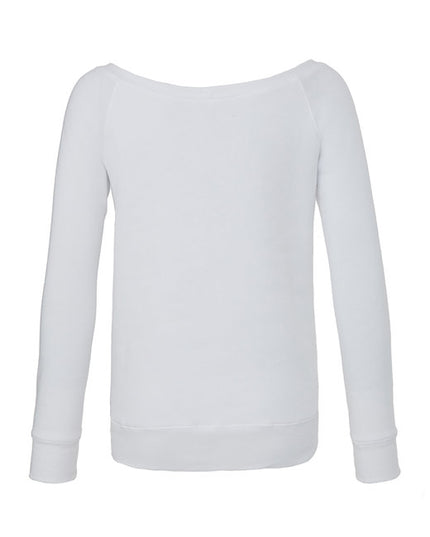Ladies' Sponge Fleece Wide Neck Sweatshirt
