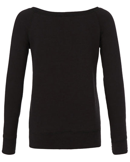 Ladies' Sponge Fleece Wide Neck Sweatshirt