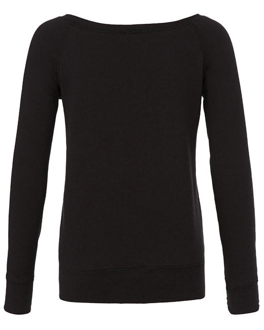 Ladies' Sponge Fleece Wide Neck Sweatshirt