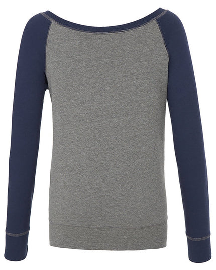 Ladies' Sponge Fleece Wide Neck Sweatshirt