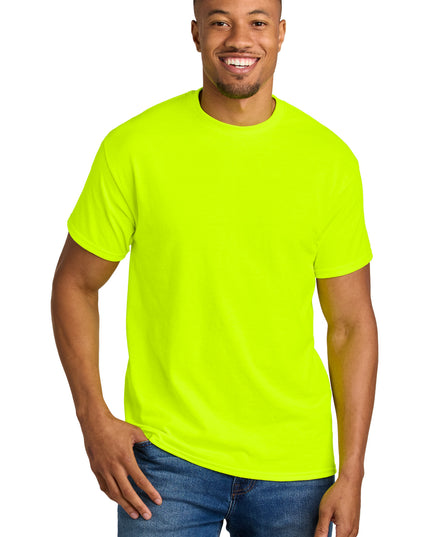 Gildan DryBlend 50 Cotton/50 Poly T-Shirt. 8000 - Safety Green