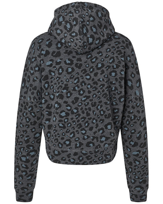 Ladies' Triblend Cropped Hooded Sweatshirt