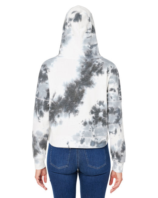 Ladies' Triblend Cropped Hooded Sweatshirt