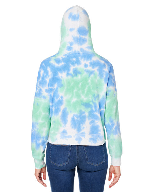 Ladies' Triblend Cropped Hooded Sweatshirt