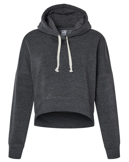 Ladies' Triblend Cropped Hooded Sweatshirt