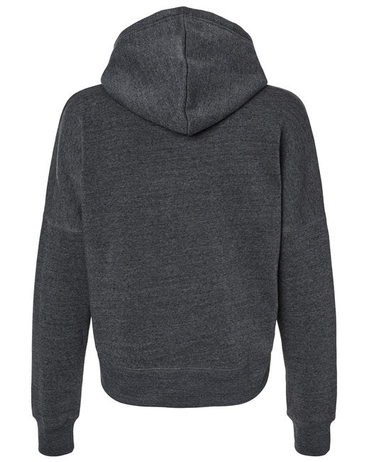 Ladies' Triblend Cropped Hooded Sweatshirt