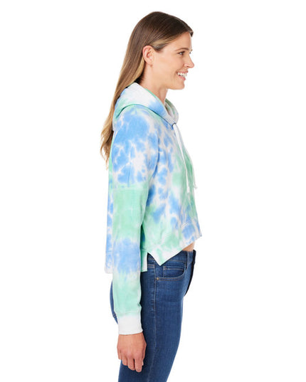 Ladies' Triblend Cropped Hooded Sweatshirt