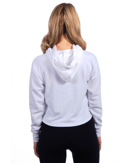 Ladies' Cropped Pullover Hooded Sweatshirt