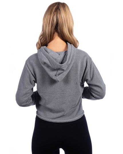 Ladies' Cropped Pullover Hooded Sweatshirt