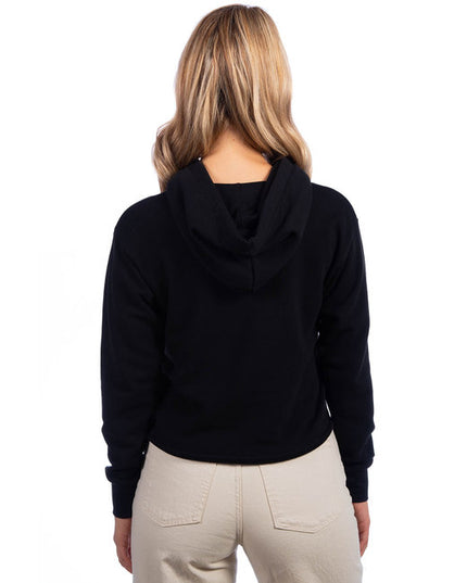 Ladies' Cropped Pullover Hooded Sweatshirt