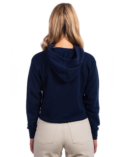 Ladies' Cropped Pullover Hooded Sweatshirt