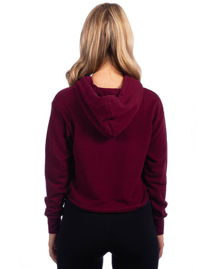 Ladies' Cropped Pullover Hooded Sweatshirt