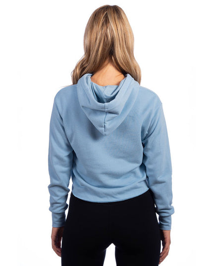Ladies' Cropped Pullover Hooded Sweatshirt