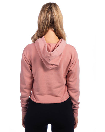 Ladies' Cropped Pullover Hooded Sweatshirt