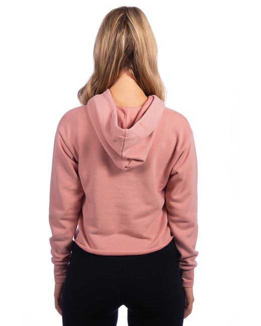 Ladies' Cropped Pullover Hooded Sweatshirt