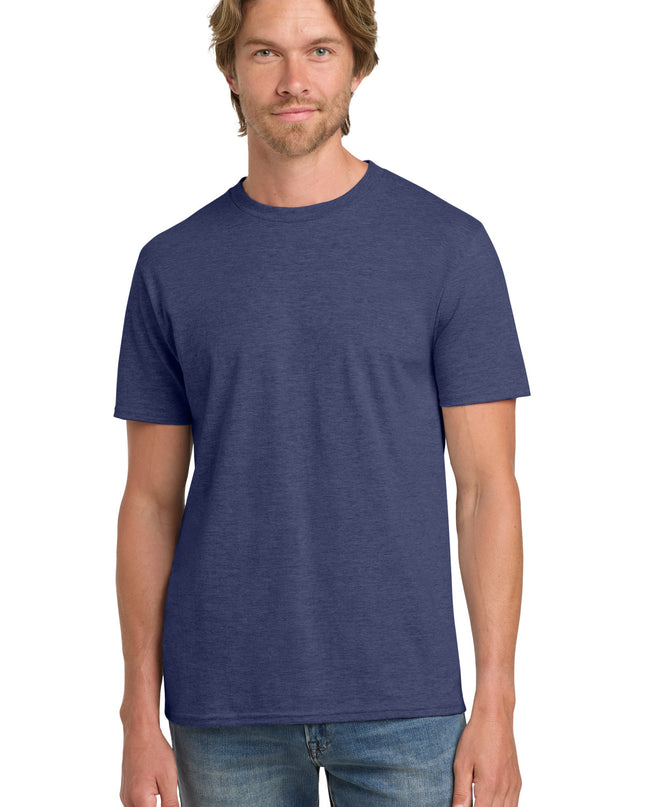 Gildan 100% Ring Spun Cotton T-Shirt. 980 - Heather Blue
