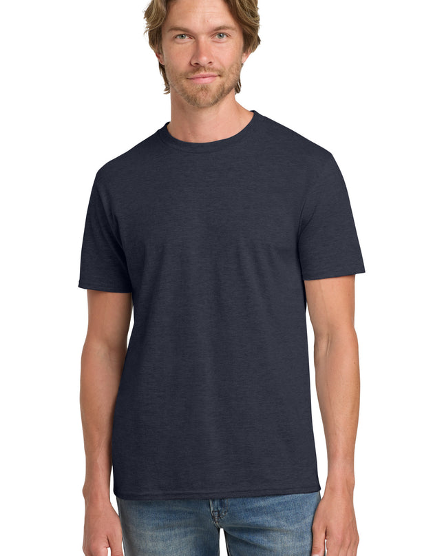 Gildan 100% Ring Spun Cotton T-Shirt. 980 - Heather Navy