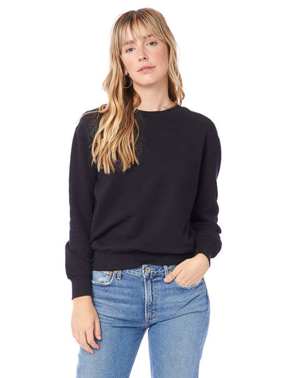 Ladies' Washed Terry Throwback Pullover Sweatshirt