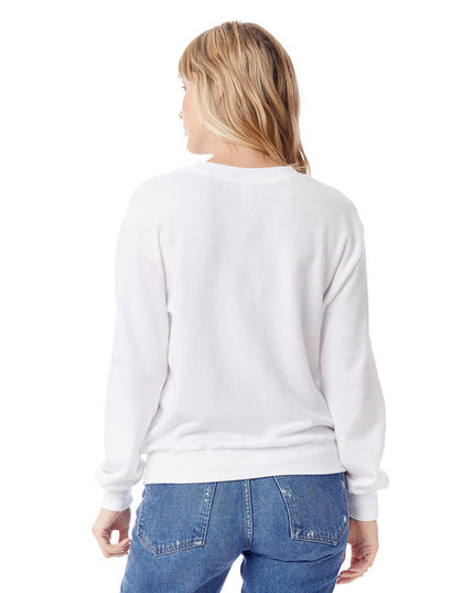 Ladies' Washed Terry Throwback Pullover Sweatshirt