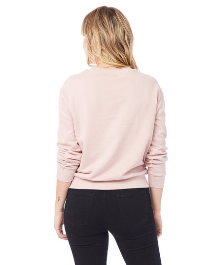 Ladies' Washed Terry Throwback Pullover Sweatshirt