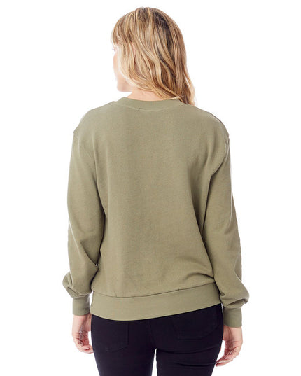 Ladies' Washed Terry Throwback Pullover Sweatshirt