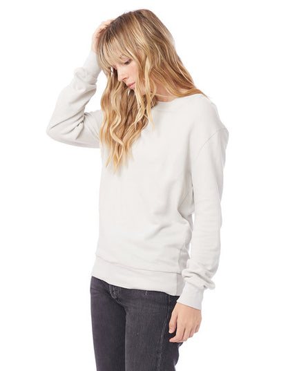 Ladies' Washed Terry Throwback Pullover Sweatshirt