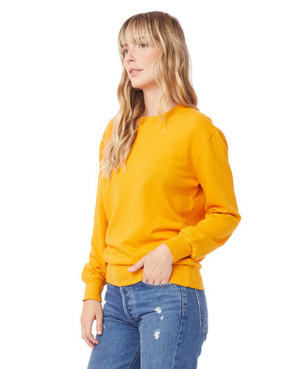 Ladies' Washed Terry Throwback Pullover Sweatshirt
