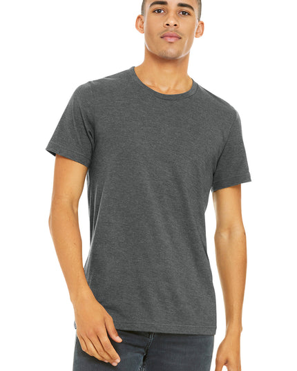 BELLA+CANVAS  Unisex Heather CVC Short Sleeve Tee. BC3001CVC - Deep Heather