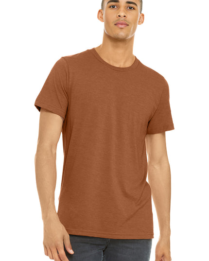 BELLA+CANVAS  Unisex Heather CVC Short Sleeve Tee. BC3001CVC - Heather Autumn