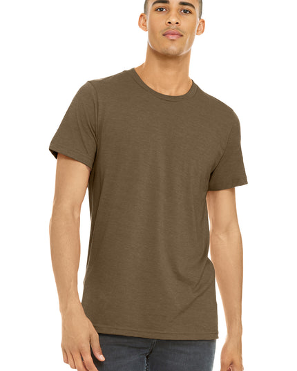 BELLA+CANVAS  Unisex Heather CVC Short Sleeve Tee. BC3001CVC - Heather Brown