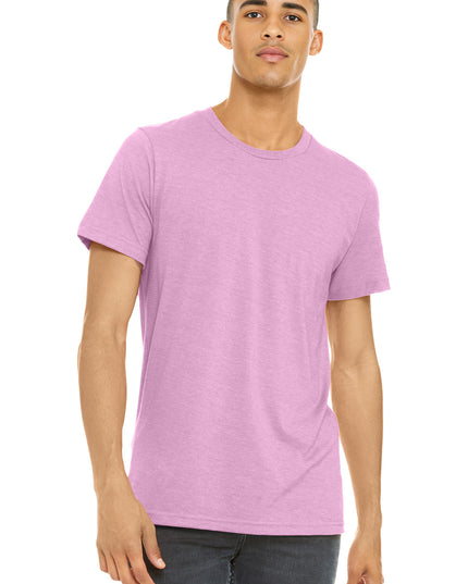 BELLA+CANVAS  Unisex Heather CVC Short Sleeve Tee. BC3001CVC - Heather Bubble Gum