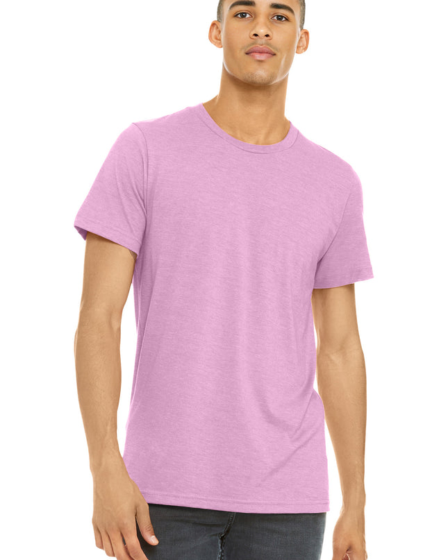 BELLA+CANVAS  Unisex Heather CVC Short Sleeve Tee. BC3001CVC - Heather Bubble Gum
