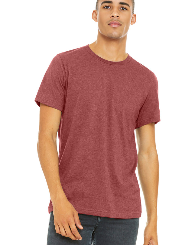 BELLA+CANVAS  Unisex Heather CVC Short Sleeve Tee. BC3001CVC - Heather Canvas Red