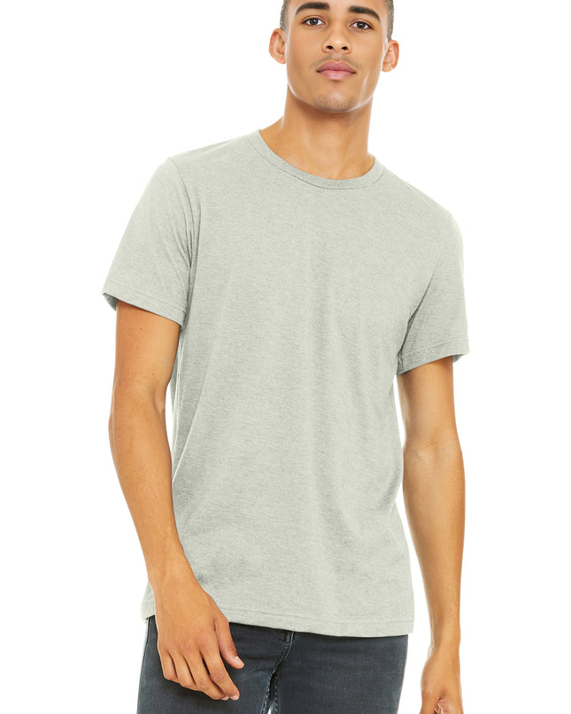 BELLA+CANVAS  Unisex Heather CVC Short Sleeve Tee. BC3001CVC - Heather Cement