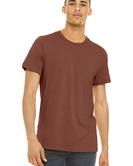 BELLA+CANVAS  Unisex Heather CVC Short Sleeve Tee. BC3001CVC - Heather Clay