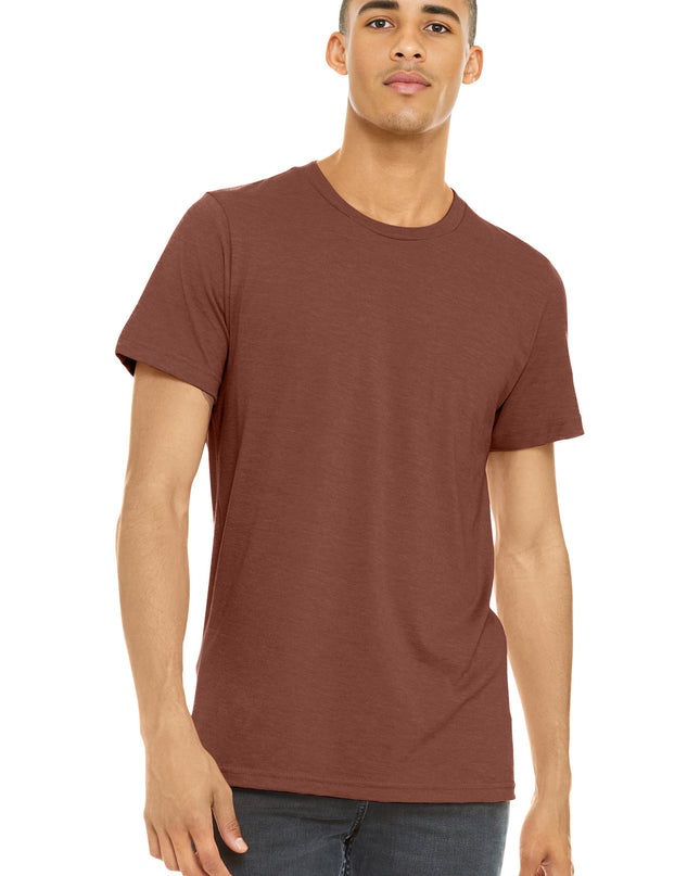 BELLA+CANVAS  Unisex Heather CVC Short Sleeve Tee. BC3001CVC - Heather Clay