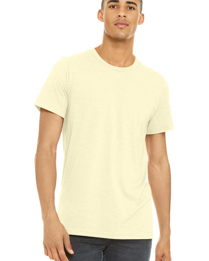 BELLA+CANVAS  Unisex Heather CVC Short Sleeve Tee. BC3001CVC - Heather French Vanilla