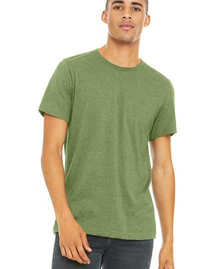 BELLA+CANVAS  Unisex Heather CVC Short Sleeve Tee. BC3001CVC - Heather Green