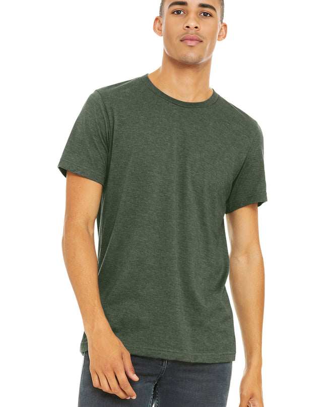 BELLA+CANVAS  Unisex Heather CVC Short Sleeve Tee. BC3001CVC - Heather Military Green
